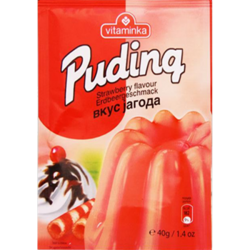 Pudding Erdbeeren 40g