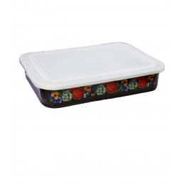 Tepsija sa poklopcom 2,5l email